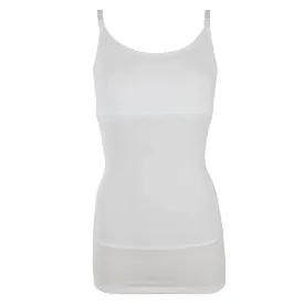 Tummy Shaping Nursing Tank in White