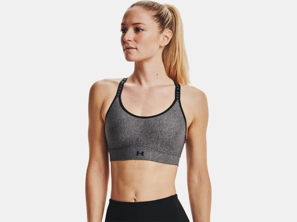 UA Women's Infinity Mid Heather Cover Sports Bra