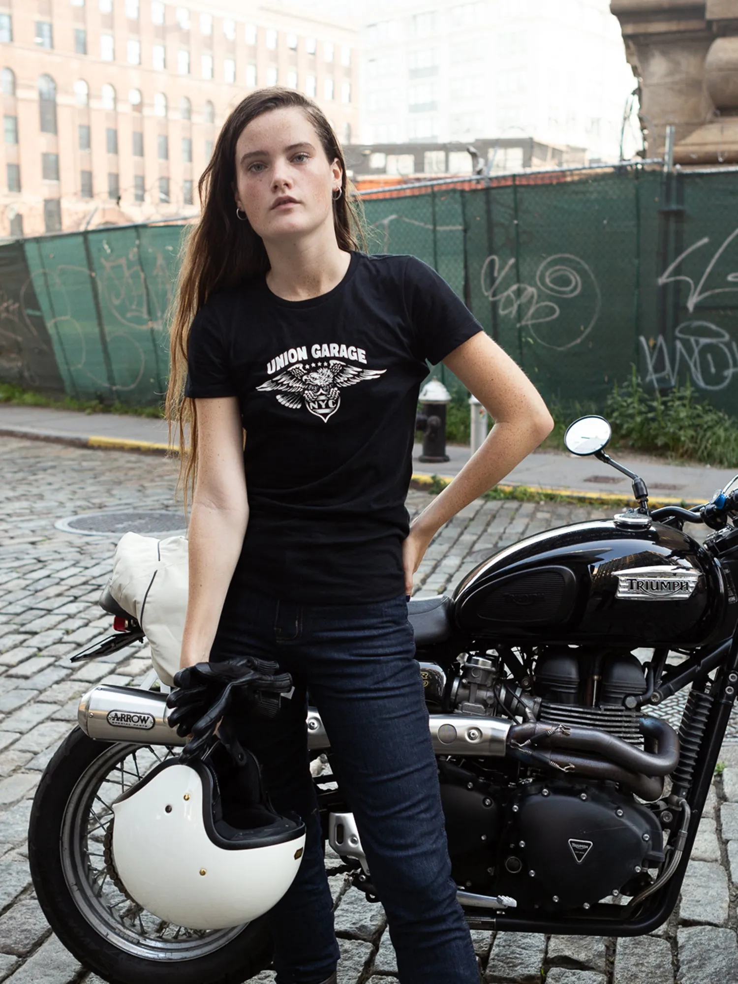 Union Garage Eagle Womens T-Shirt