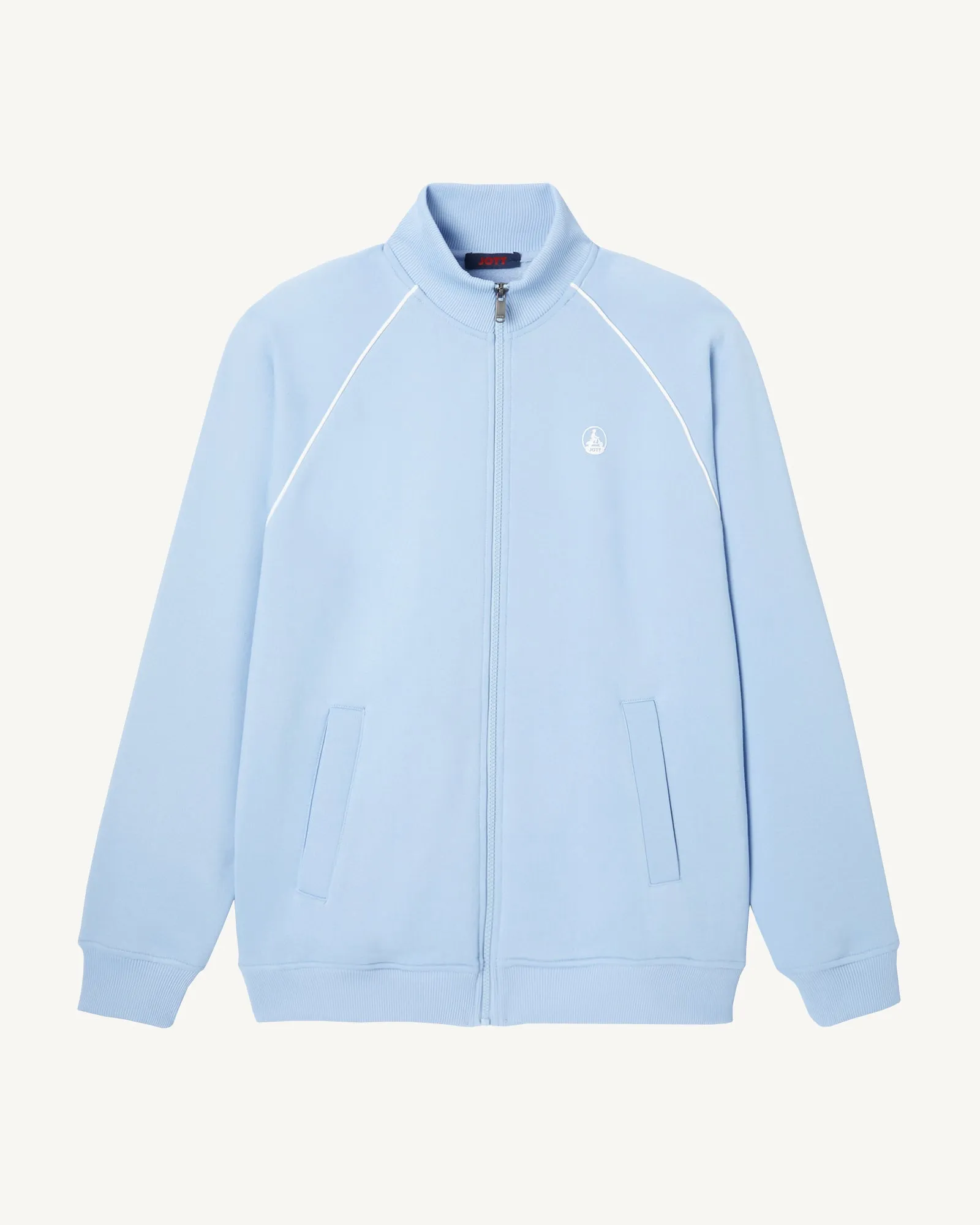 Veste zipée homme en coton biologique Bleu clair Craig