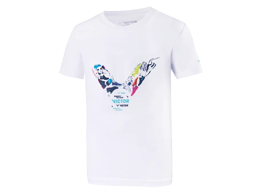 Victor T-27010A Kid's T-Shirt [White]