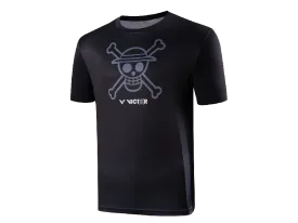 Victor X One Piece Luffy Skull Unisex T-Shirt [Black] Limited Edition T-OP2 C