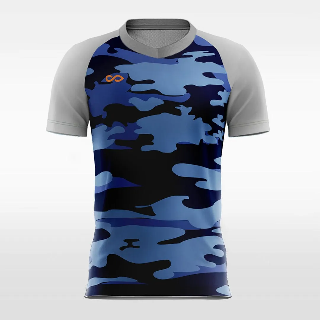 Vintage Camouflage - Custom Kids Soccer Jerseys Design Split