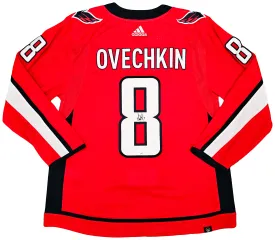 Washington Capitals Alexander Ovechkin Autographed Red Adidas Authentic Jersey Size 54 Fanatics Holo Stock #218731