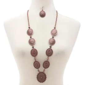 Western Oval Beaded Neckalce