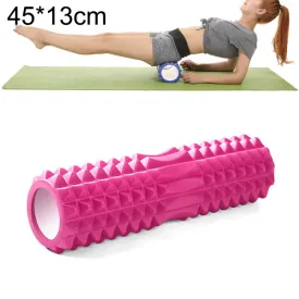 Yoga Pilates Fitness EVA Roller Muscle Relaxation Massage, Size: 45cm x 13cm (Pink)