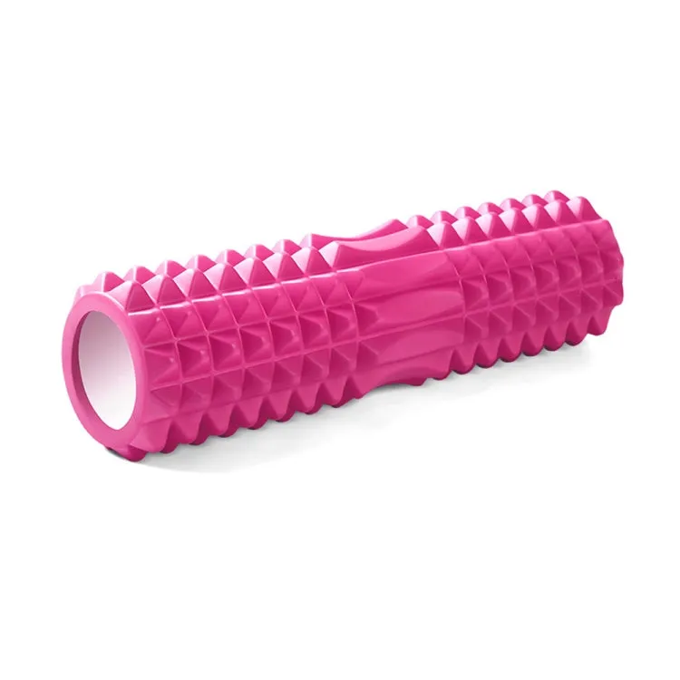 Yoga Pilates Fitness EVA Roller Muscle Relaxation Massage, Size: 45cm x 13cm (Pink)